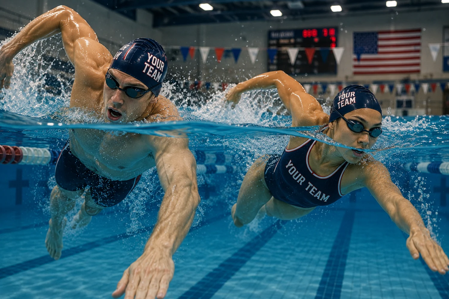 A swimming squad
